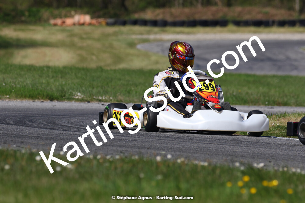 16 & 17/04/2022 : 3ème manche du Championnat du Sud 2022 au circuit d’Aigues-Vives (photos Stéphane Agnus) 2022 — karting