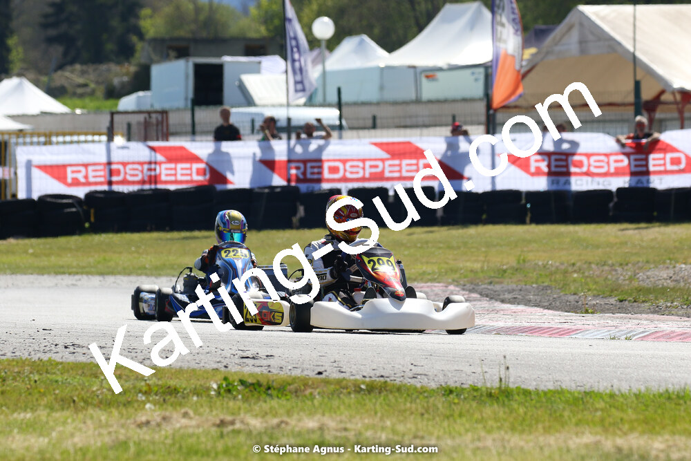16 & 17/04/2022 : 3ème manche du Championnat du Sud 2022 au circuit d’Aigues-Vives (photos Stéphane Agnus) 2022 — karting