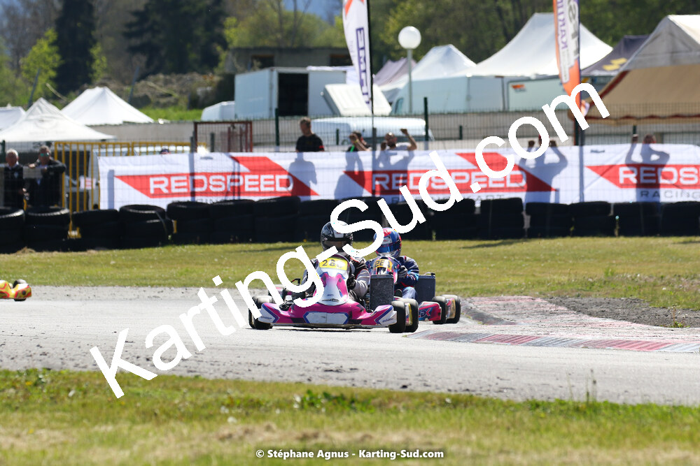 16 & 17/04/2022 : 3ème manche du Championnat du Sud 2022 au circuit d’Aigues-Vives (photos Stéphane Agnus) 2022 — karting