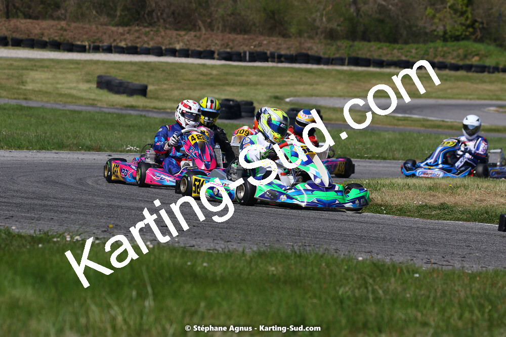 16 & 17/04/2022 : 3ème manche du Championnat du Sud 2022 au circuit d’Aigues-Vives (photos Stéphane Agnus) 2022 — karting