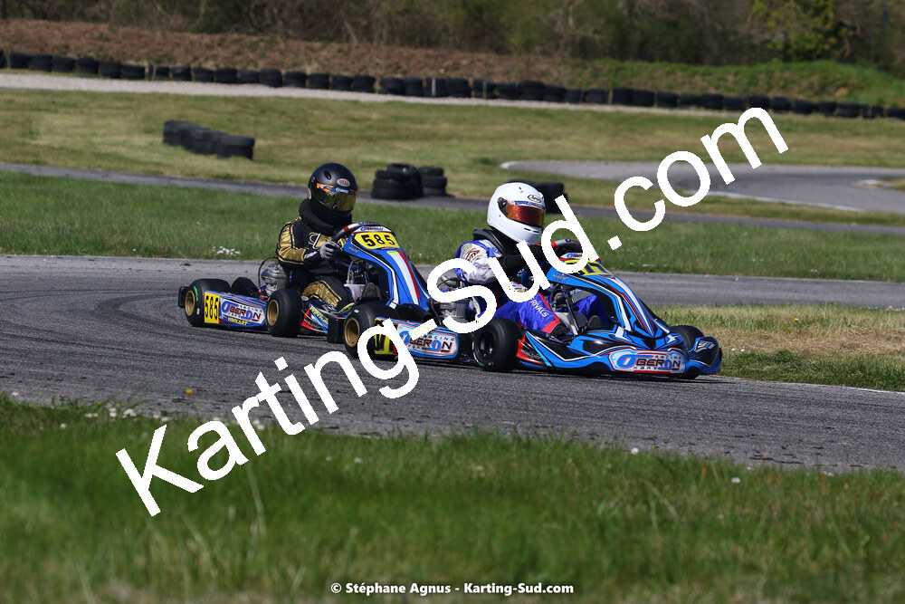 16 & 17/04/2022 : 3ème manche du Championnat du Sud 2022 au circuit d’Aigues-Vives (photos Stéphane Agnus) 2022 — karting