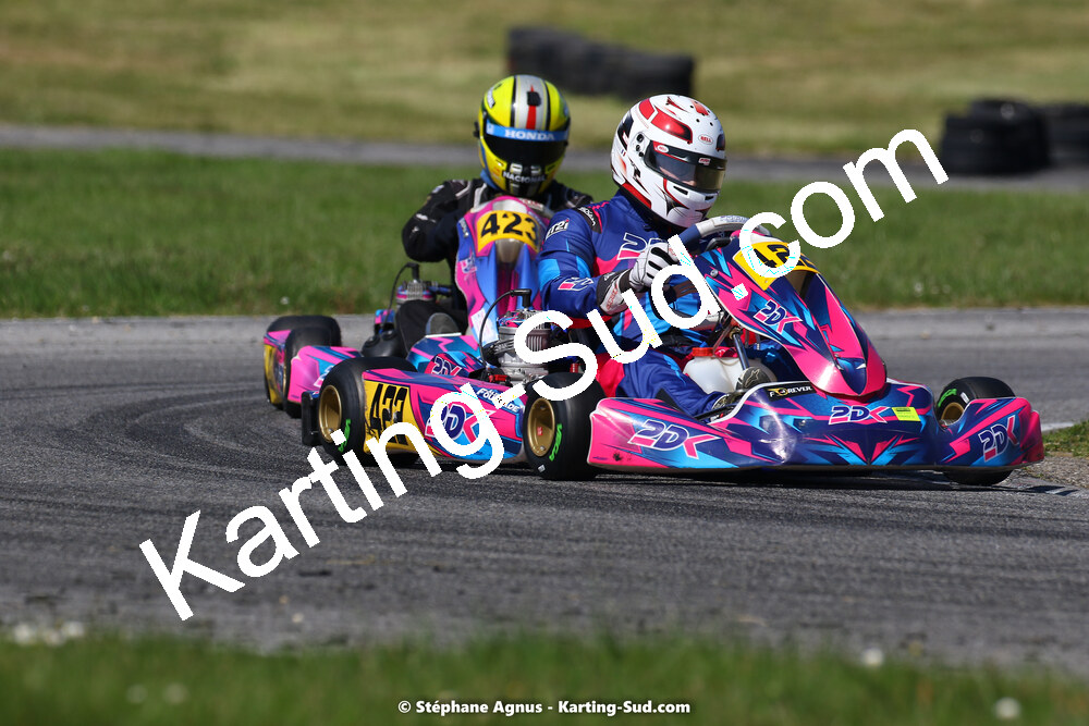 16 & 17/04/2022 : 3ème manche du Championnat du Sud 2022 au circuit d’Aigues-Vives (photos Stéphane Agnus) 2022 — karting