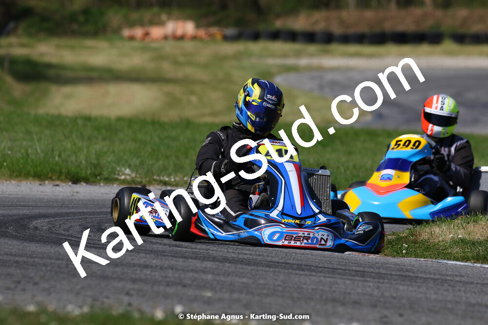 16 & 17/04/2022 : 3ème manche du Championnat du Sud 2022 au circuit d’Aigues-Vives (photos Stéphane Agnus) 2022 — karting