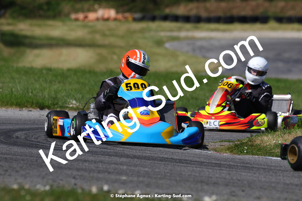 16 & 17/04/2022 : 3ème manche du Championnat du Sud 2022 au circuit d’Aigues-Vives (photos Stéphane Agnus) 2022 — karting
