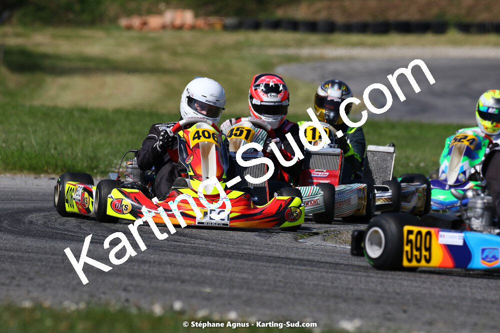 16 & 17/04/2022 : 3ème manche du Championnat du Sud 2022 au circuit d’Aigues-Vives (photos Stéphane Agnus) 2022 — karting