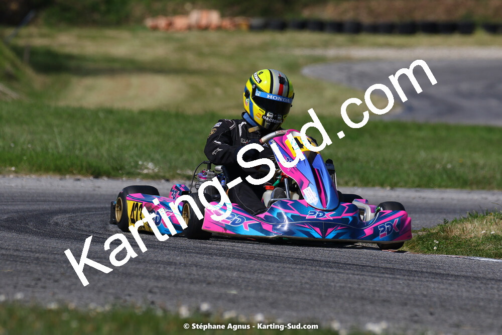 16 & 17/04/2022 : 3ème manche du Championnat du Sud 2022 au circuit d’Aigues-Vives (photos Stéphane Agnus) 2022 — karting