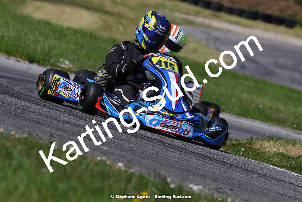 16 & 17/04/2022 : 3ème manche du Championnat du Sud 2022 au circuit d’Aigues-Vives (photos Stéphane Agnus) 2022 — karting