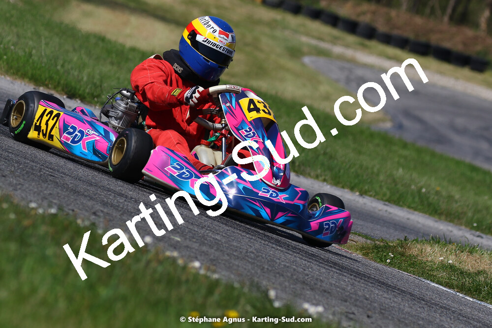 16 & 17/04/2022 : 3ème manche du Championnat du Sud 2022 au circuit d’Aigues-Vives (photos Stéphane Agnus) 2022 — karting