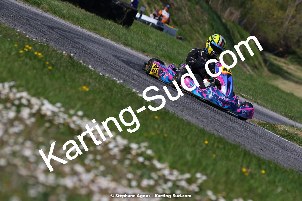 16 & 17/04/2022 : 3ème manche du Championnat du Sud 2022 au circuit d’Aigues-Vives (photos Stéphane Agnus) 2022 — karting
