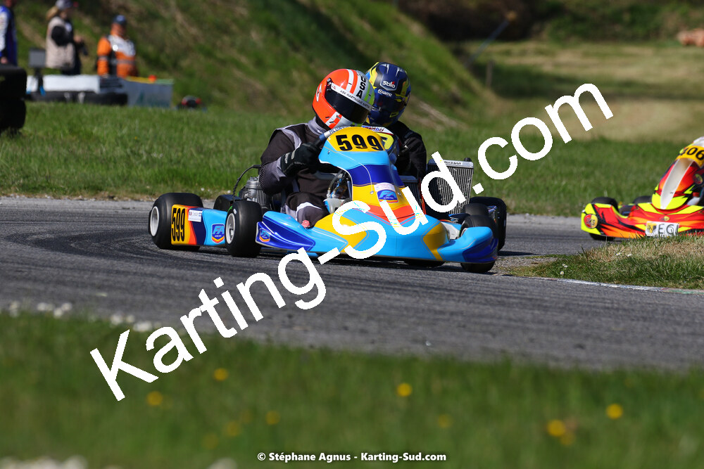 16 & 17/04/2022 : 3ème manche du Championnat du Sud 2022 au circuit d’Aigues-Vives (photos Stéphane Agnus) 2022 — karting