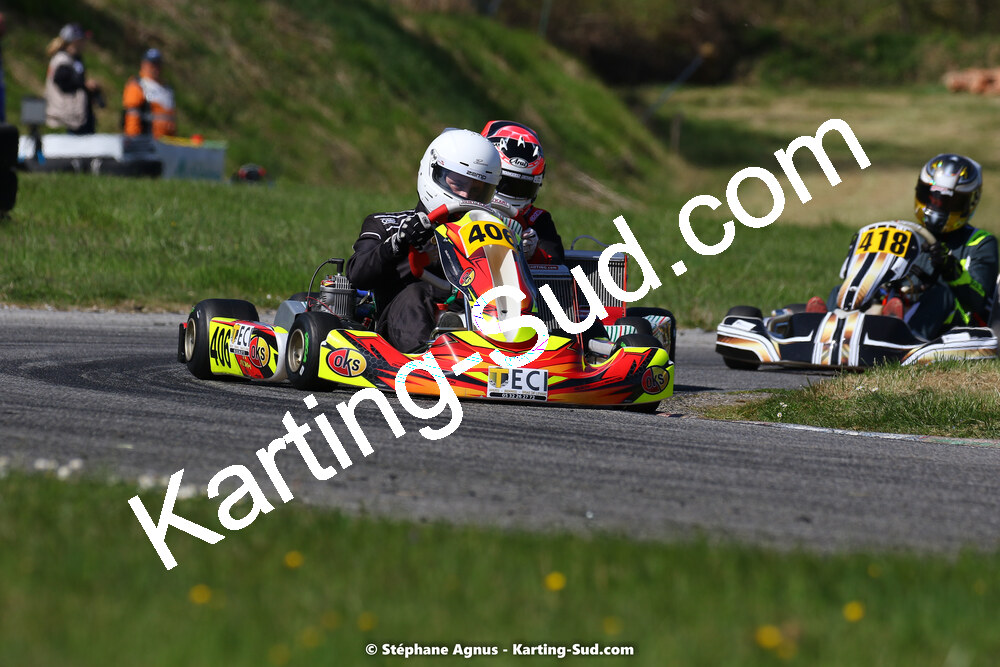 16 & 17/04/2022 : 3ème manche du Championnat du Sud 2022 au circuit d’Aigues-Vives (photos Stéphane Agnus) 2022 — karting