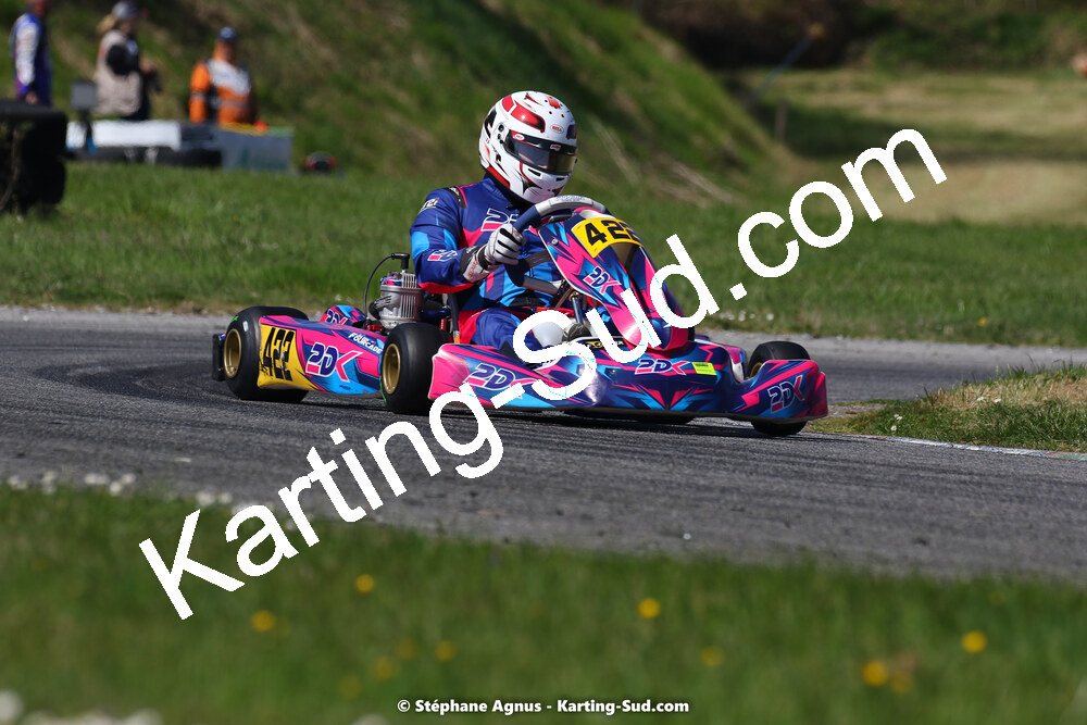 16 & 17/04/2022 : 3ème manche du Championnat du Sud 2022 au circuit d’Aigues-Vives (photos Stéphane Agnus) 2022 — karting