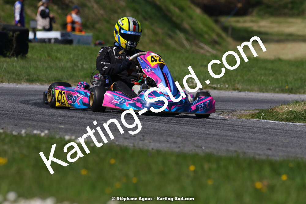 16 & 17/04/2022 : 3ème manche du Championnat du Sud 2022 au circuit d’Aigues-Vives (photos Stéphane Agnus) 2022 — karting