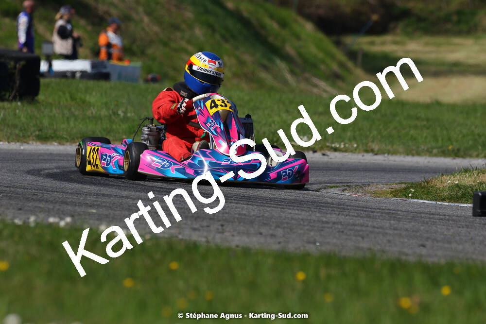 16 & 17/04/2022 : 3ème manche du Championnat du Sud 2022 au circuit d’Aigues-Vives (photos Stéphane Agnus) 2022 — karting