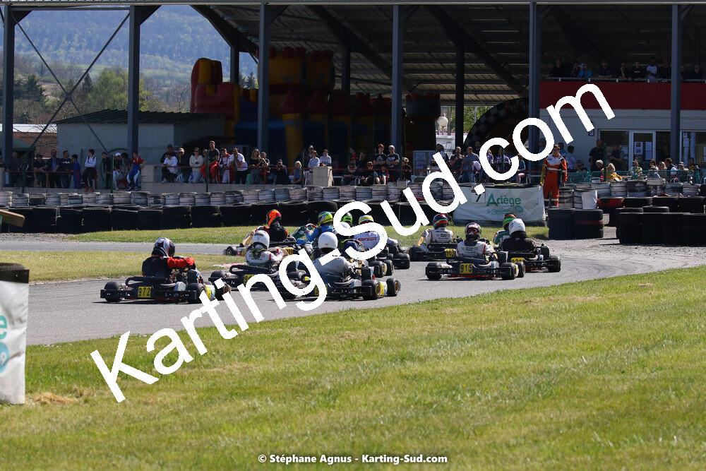 16 & 17/04/2022 : 3ème manche du Championnat du Sud 2022 au circuit d’Aigues-Vives (photos Stéphane Agnus) 2022 — karting
