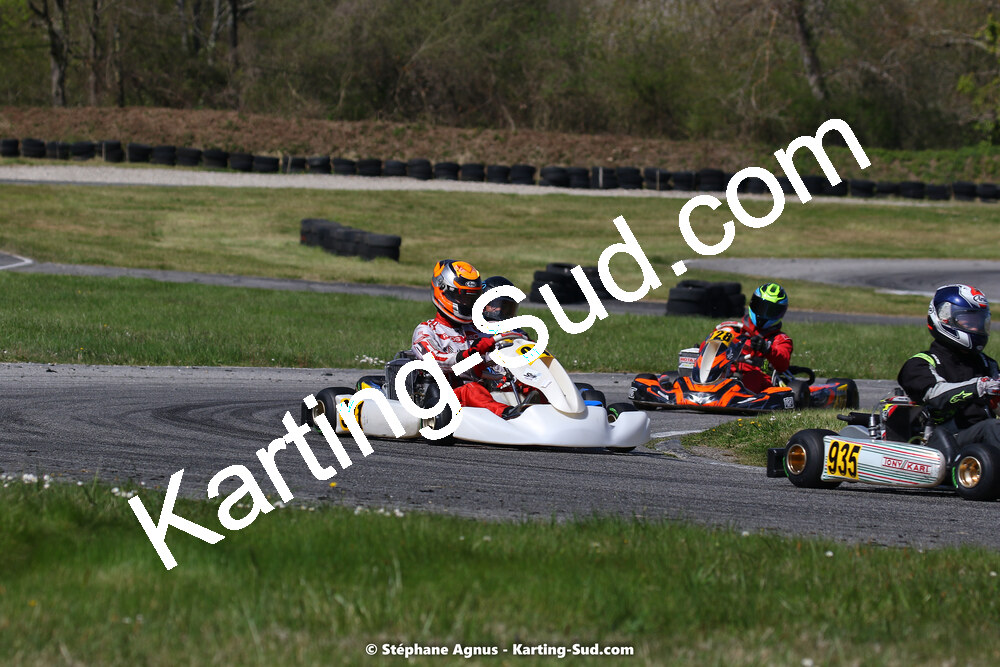 16 & 17/04/2022 : 3ème manche du Championnat du Sud 2022 au circuit d’Aigues-Vives (photos Stéphane Agnus) 2022 — karting