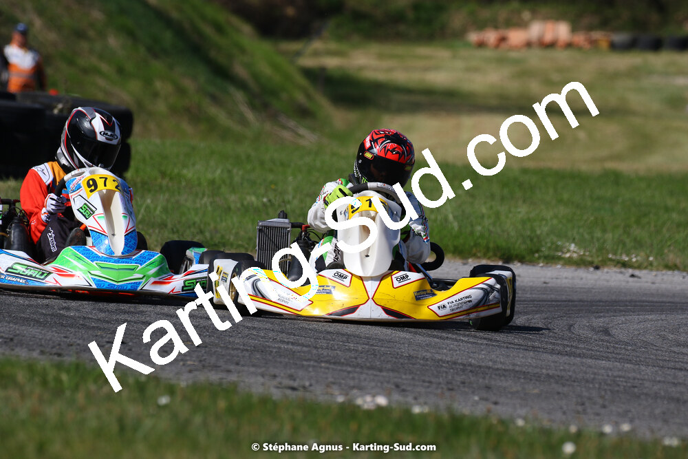 16 & 17/04/2022 : 3ème manche du Championnat du Sud 2022 au circuit d’Aigues-Vives (photos Stéphane Agnus) 2022 — karting