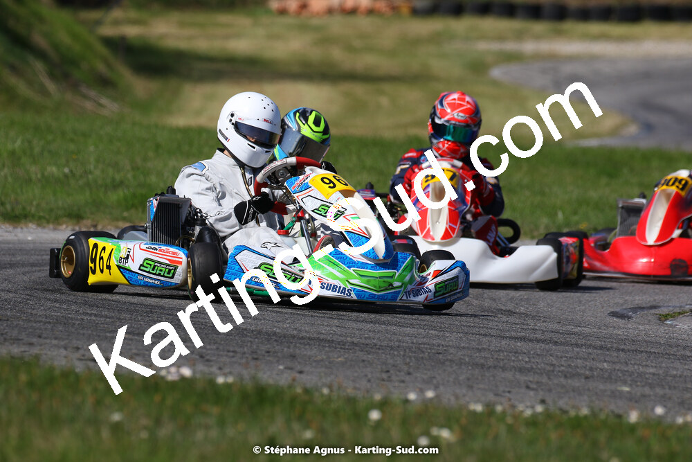 16 & 17/04/2022 : 3ème manche du Championnat du Sud 2022 au circuit d’Aigues-Vives (photos Stéphane Agnus) 2022 — karting