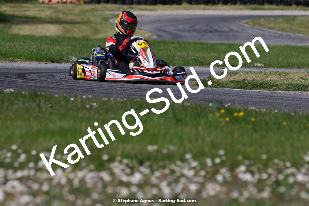 16 & 17/04/2022 : 3ème manche du Championnat du Sud 2022 au circuit d’Aigues-Vives (photos Stéphane Agnus) 2022 — karting