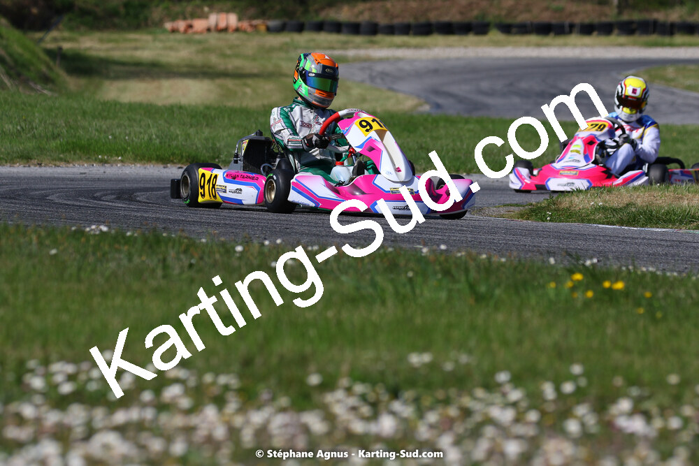 16 & 17/04/2022 : 3ème manche du Championnat du Sud 2022 au circuit d’Aigues-Vives (photos Stéphane Agnus) 2022 — karting