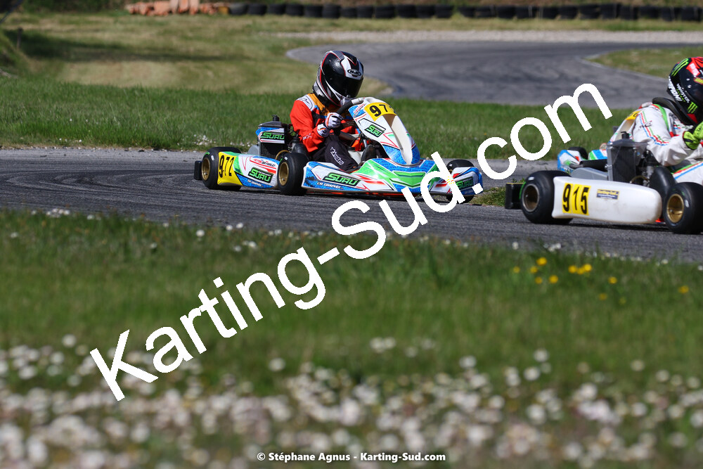 16 & 17/04/2022 : 3ème manche du Championnat du Sud 2022 au circuit d’Aigues-Vives (photos Stéphane Agnus) 2022 — karting