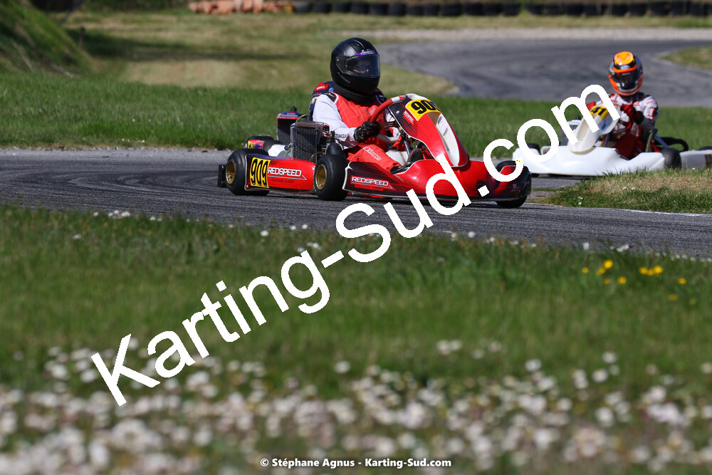 16 & 17/04/2022 : 3ème manche du Championnat du Sud 2022 au circuit d’Aigues-Vives (photos Stéphane Agnus) 2022 — karting