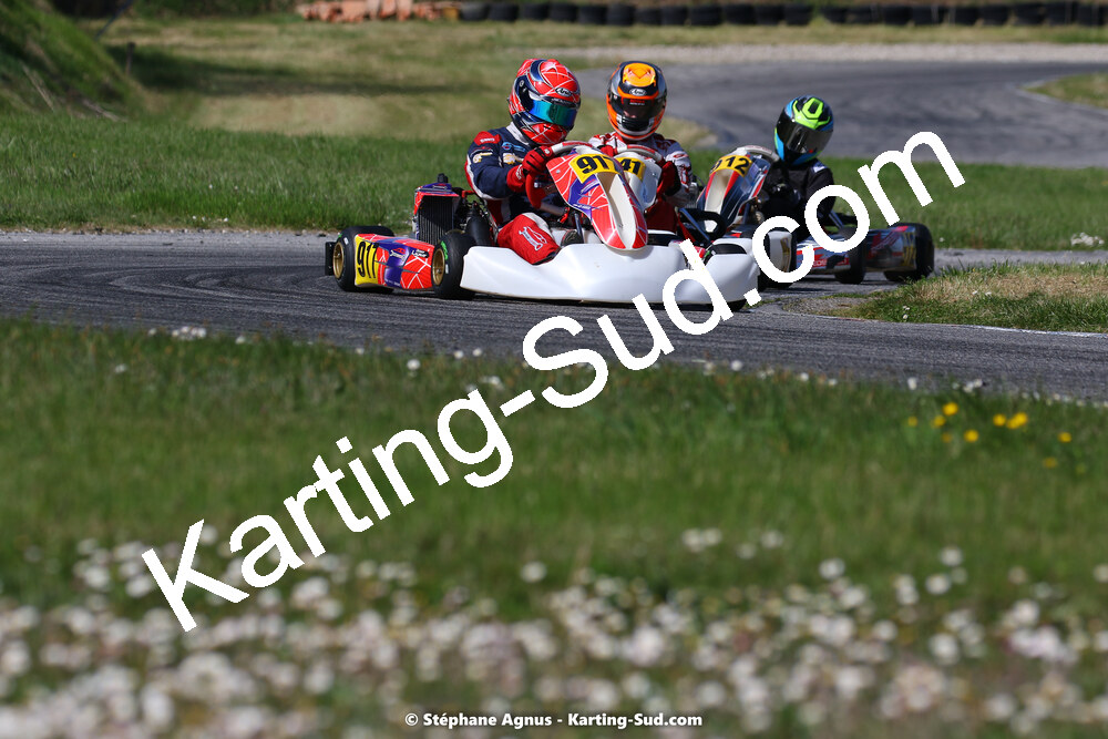 16 & 17/04/2022 : 3ème manche du Championnat du Sud 2022 au circuit d’Aigues-Vives (photos Stéphane Agnus) 2022 — karting