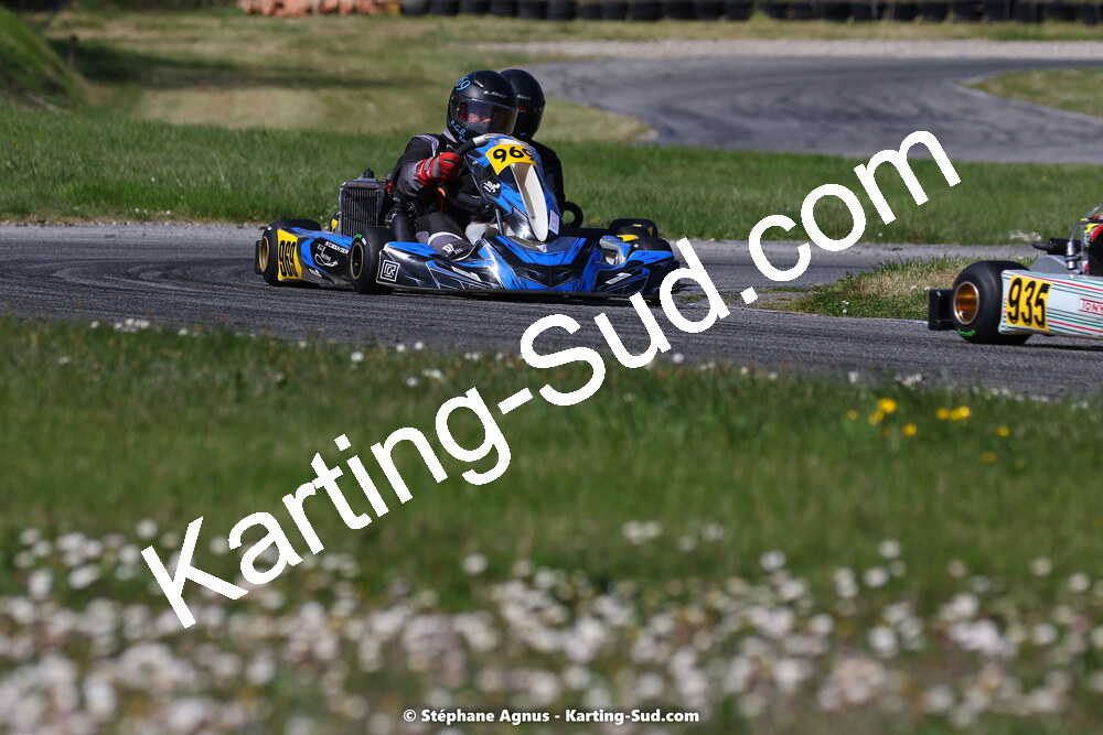 16 & 17/04/2022 : 3ème manche du Championnat du Sud 2022 au circuit d’Aigues-Vives (photos Stéphane Agnus) 2022 — karting