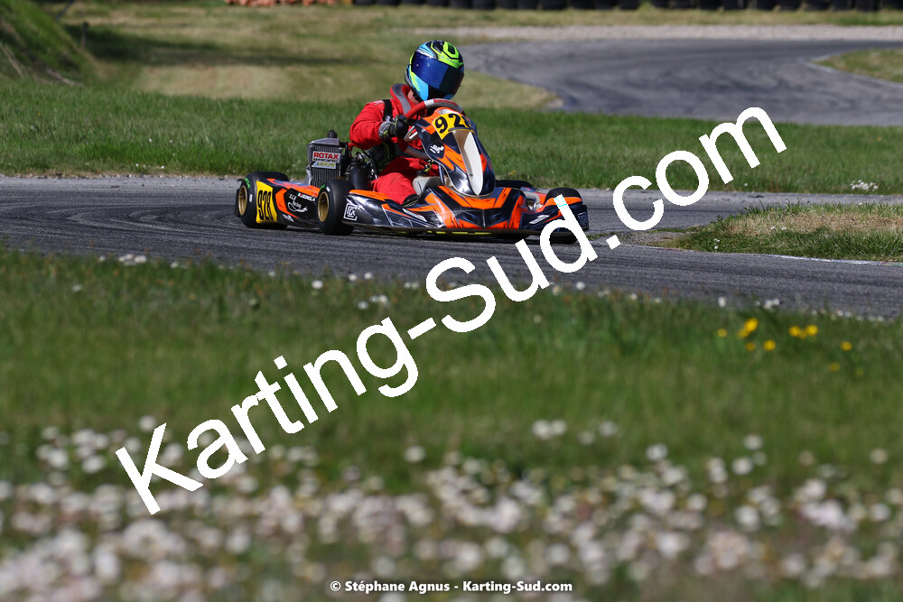 16 & 17/04/2022 : 3ème manche du Championnat du Sud 2022 au circuit d’Aigues-Vives (photos Stéphane Agnus) 2022 — karting