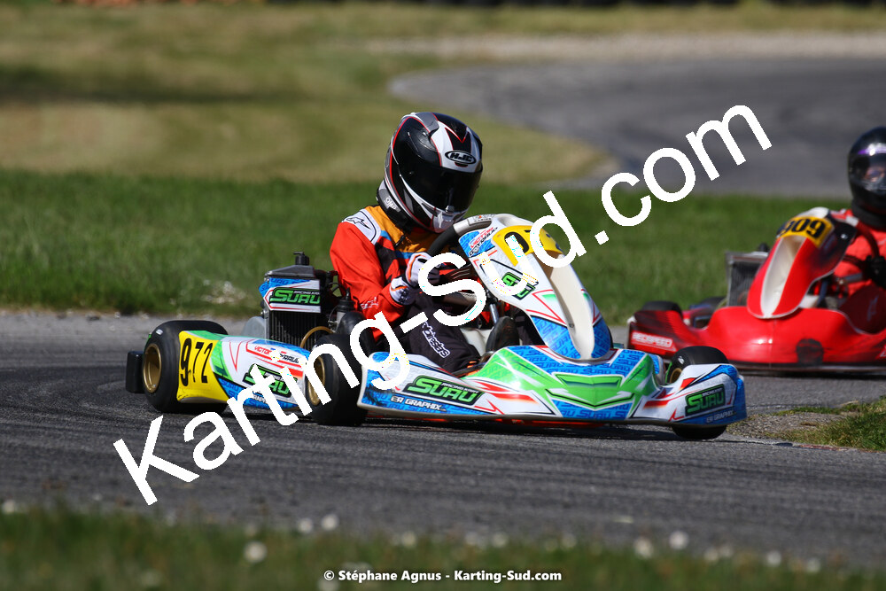 16 & 17/04/2022 : 3ème manche du Championnat du Sud 2022 au circuit d’Aigues-Vives (photos Stéphane Agnus) 2022 — karting