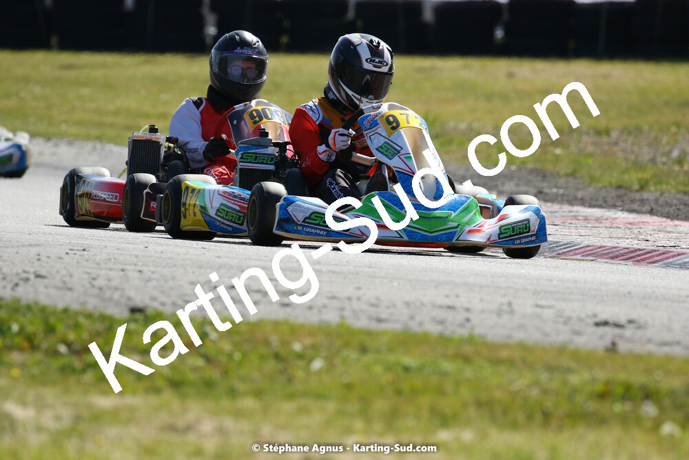 16 & 17/04/2022 : 3ème manche du Championnat du Sud 2022 au circuit d’Aigues-Vives (photos Stéphane Agnus) 2022 — karting