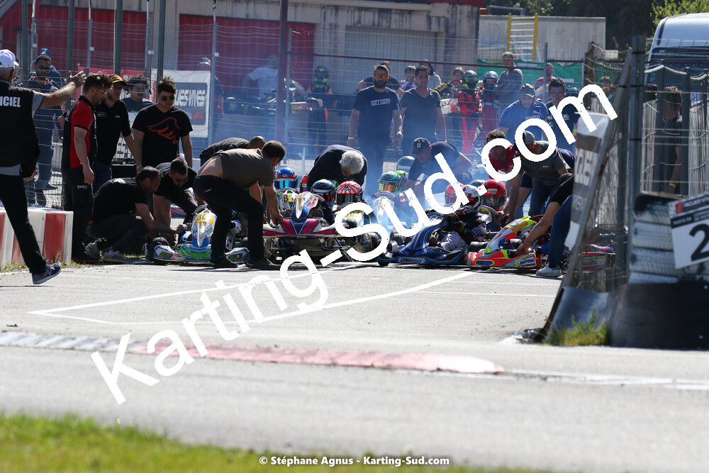 16 & 17/04/2022 : 3ème manche du Championnat du Sud 2022 au circuit d’Aigues-Vives (photos Stéphane Agnus) 2022 — karting