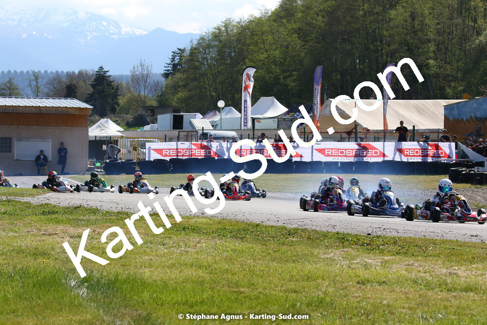 16 & 17/04/2022 : 3ème manche du Championnat du Sud 2022 au circuit d’Aigues-Vives (photos Stéphane Agnus) 2022 — karting