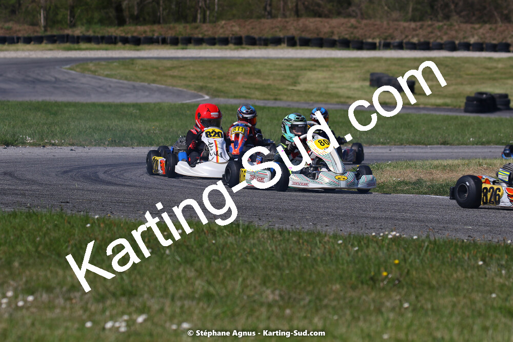 16 & 17/04/2022 : 3ème manche du Championnat du Sud 2022 au circuit d’Aigues-Vives (photos Stéphane Agnus) 2022 — karting
