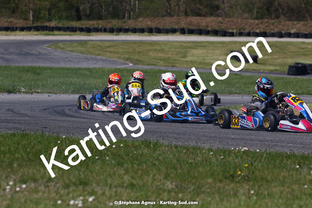 16 & 17/04/2022 : 3ème manche du Championnat du Sud 2022 au circuit d’Aigues-Vives (photos Stéphane Agnus) 2022 — karting