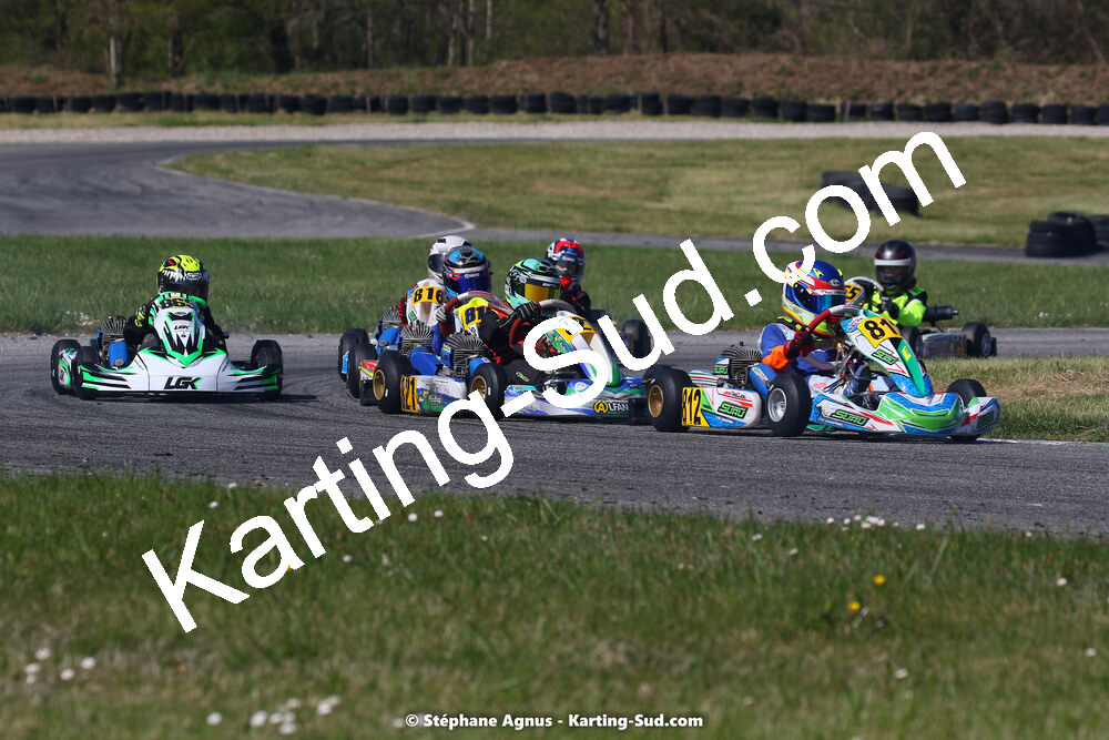16 & 17/04/2022 : 3ème manche du Championnat du Sud 2022 au circuit d’Aigues-Vives (photos Stéphane Agnus) 2022 — karting