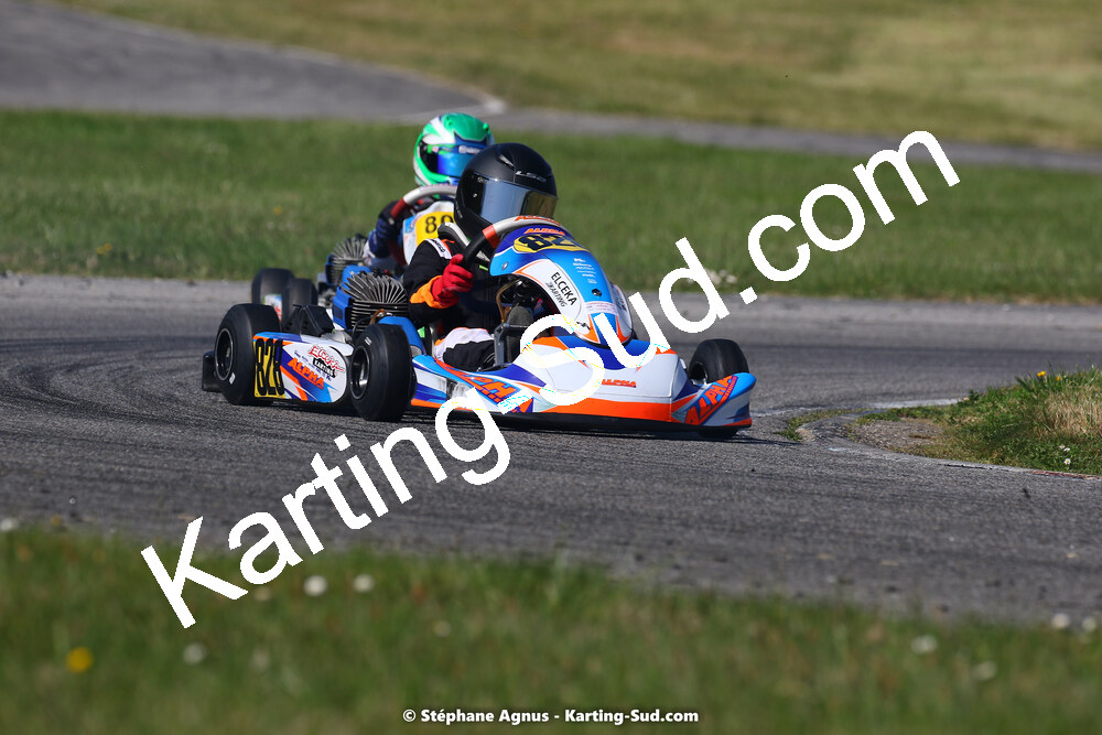 16 & 17/04/2022 : 3ème manche du Championnat du Sud 2022 au circuit d’Aigues-Vives (photos Stéphane Agnus) 2022 — karting