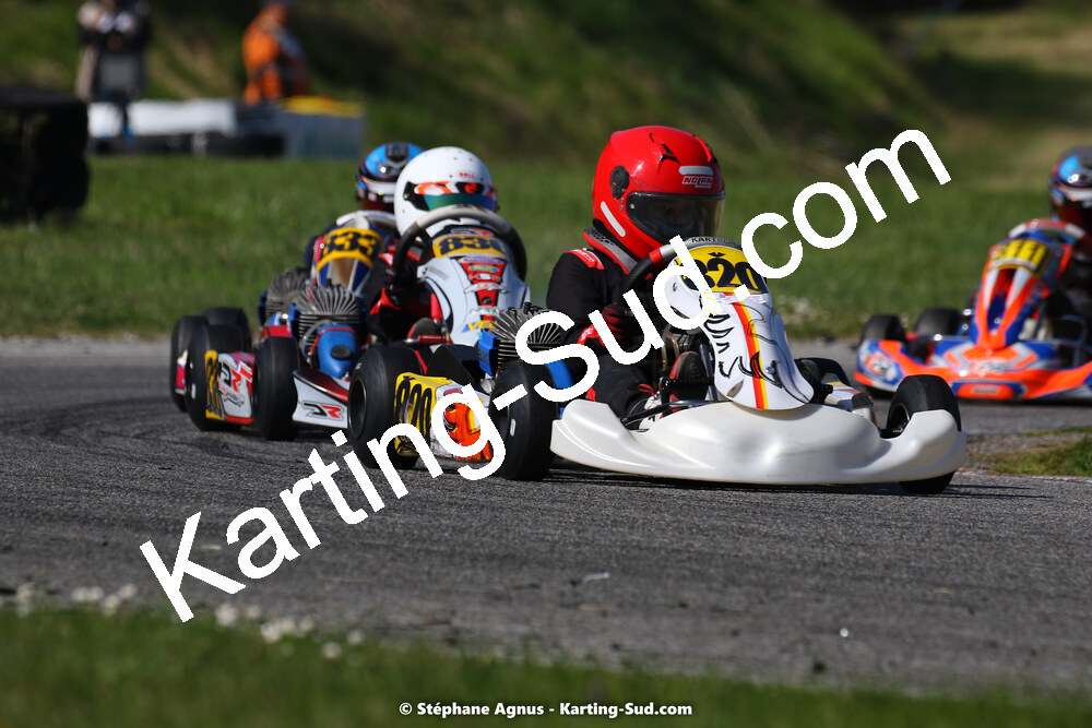 16 & 17/04/2022 : 3ème manche du Championnat du Sud 2022 au circuit d’Aigues-Vives (photos Stéphane Agnus) 2022 — karting
