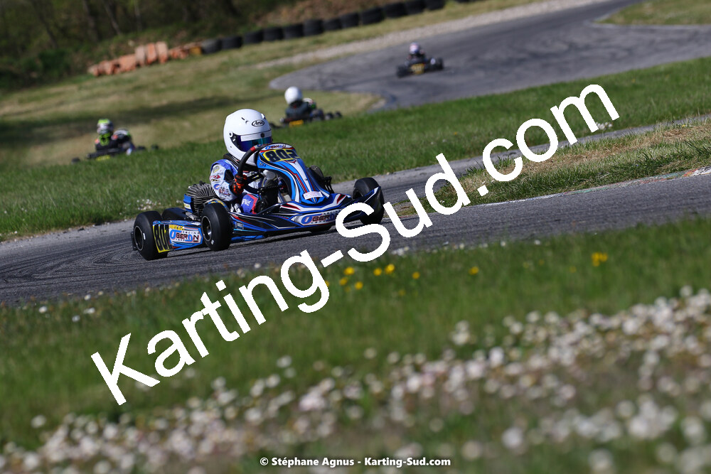 16 & 17/04/2022 : 3ème manche du Championnat du Sud 2022 au circuit d’Aigues-Vives (photos Stéphane Agnus) 2022 — karting