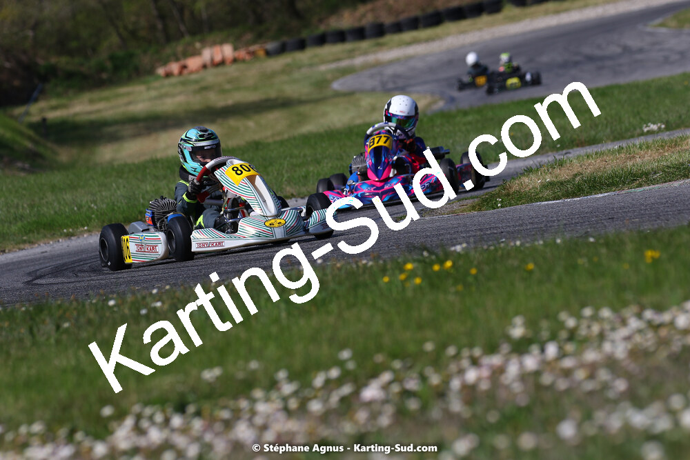 16 & 17/04/2022 : 3ème manche du Championnat du Sud 2022 au circuit d’Aigues-Vives (photos Stéphane Agnus) 2022 — karting