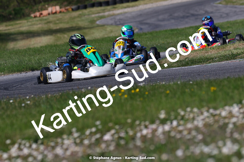16 & 17/04/2022 : 3ème manche du Championnat du Sud 2022 au circuit d’Aigues-Vives (photos Stéphane Agnus) 2022 — karting