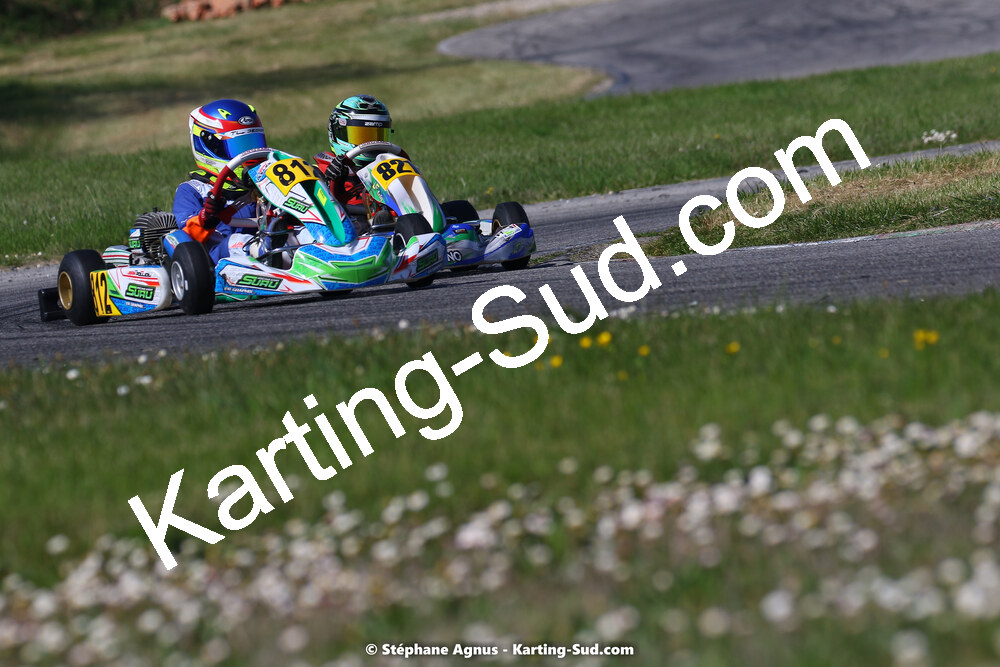 16 & 17/04/2022 : 3ème manche du Championnat du Sud 2022 au circuit d’Aigues-Vives (photos Stéphane Agnus) 2022 — karting