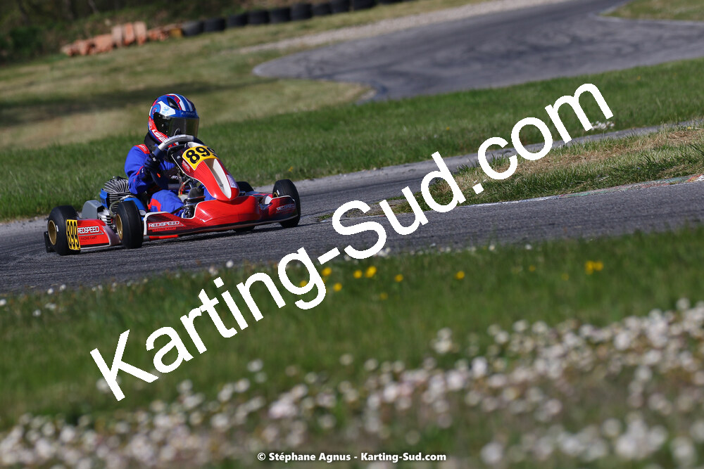 16 & 17/04/2022 : 3ème manche du Championnat du Sud 2022 au circuit d’Aigues-Vives (photos Stéphane Agnus) 2022 — karting