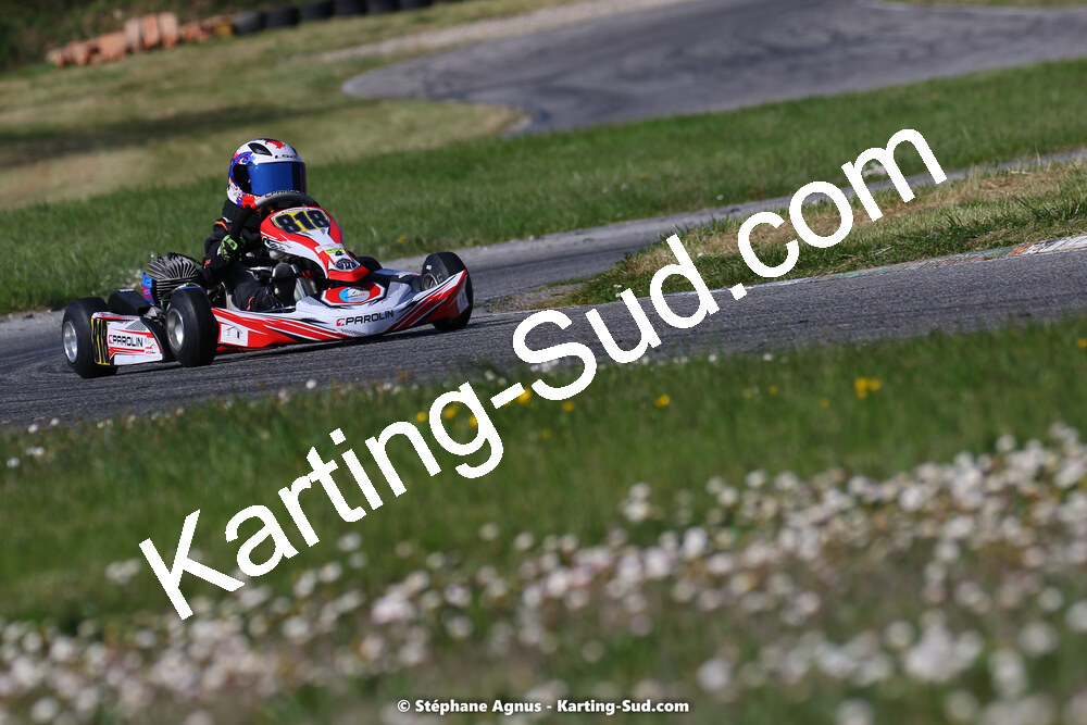 16 & 17/04/2022 : 3ème manche du Championnat du Sud 2022 au circuit d’Aigues-Vives (photos Stéphane Agnus) 2022 — karting