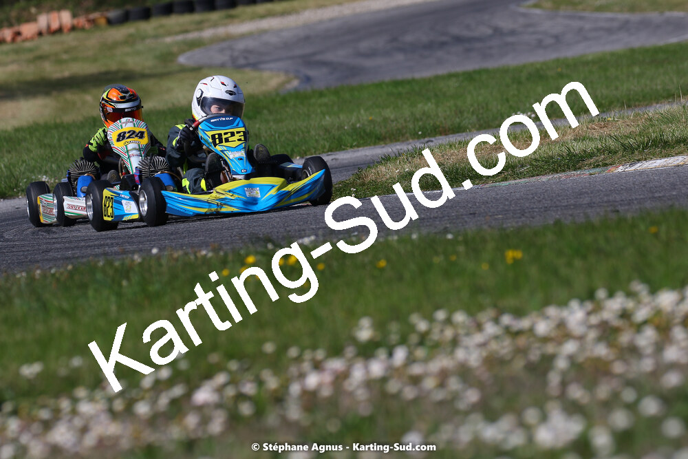 16 & 17/04/2022 : 3ème manche du Championnat du Sud 2022 au circuit d’Aigues-Vives (photos Stéphane Agnus) 2022 — karting