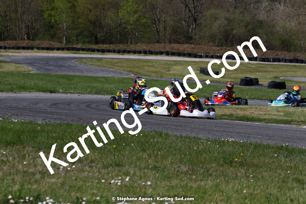 16 & 17/04/2022 : 3ème manche du Championnat du Sud 2022 au circuit d’Aigues-Vives (photos Stéphane Agnus) 2022 — karting