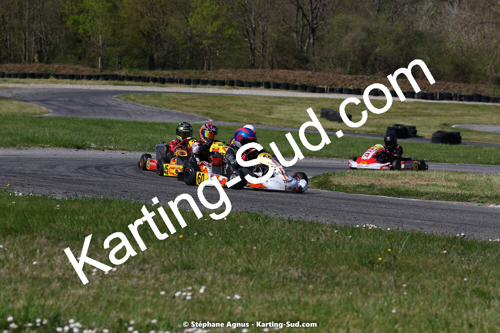 16 & 17/04/2022 : 3ème manche du Championnat du Sud 2022 au circuit d’Aigues-Vives (photos Stéphane Agnus) 2022 — karting