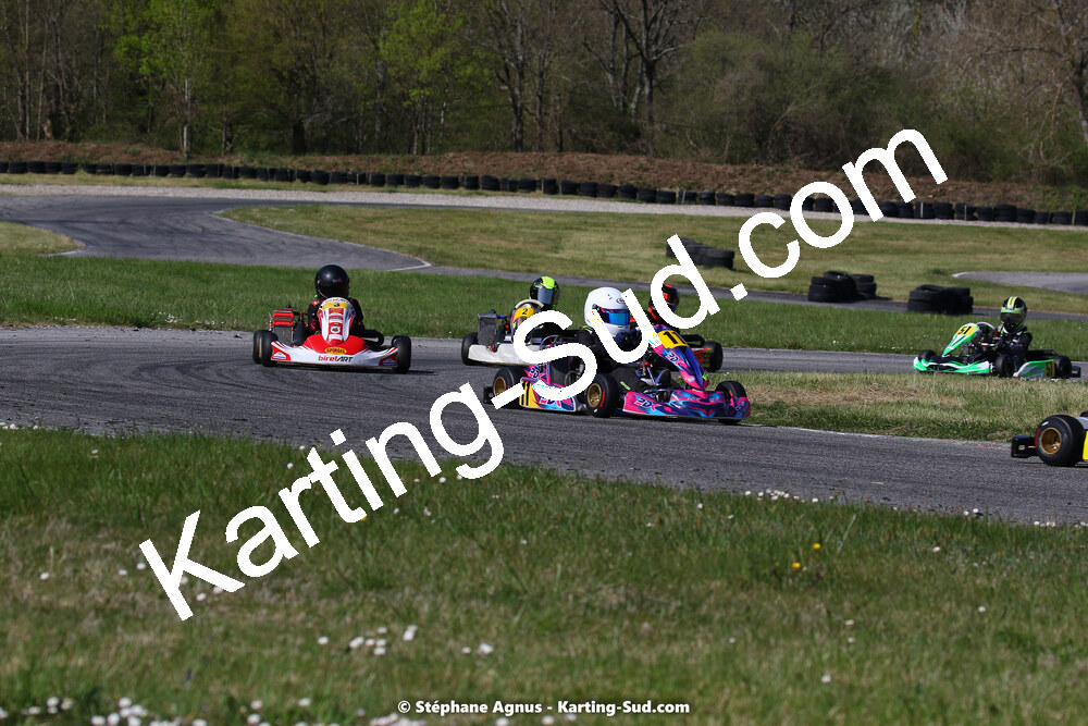 16 & 17/04/2022 : 3ème manche du Championnat du Sud 2022 au circuit d’Aigues-Vives (photos Stéphane Agnus) 2022 — karting