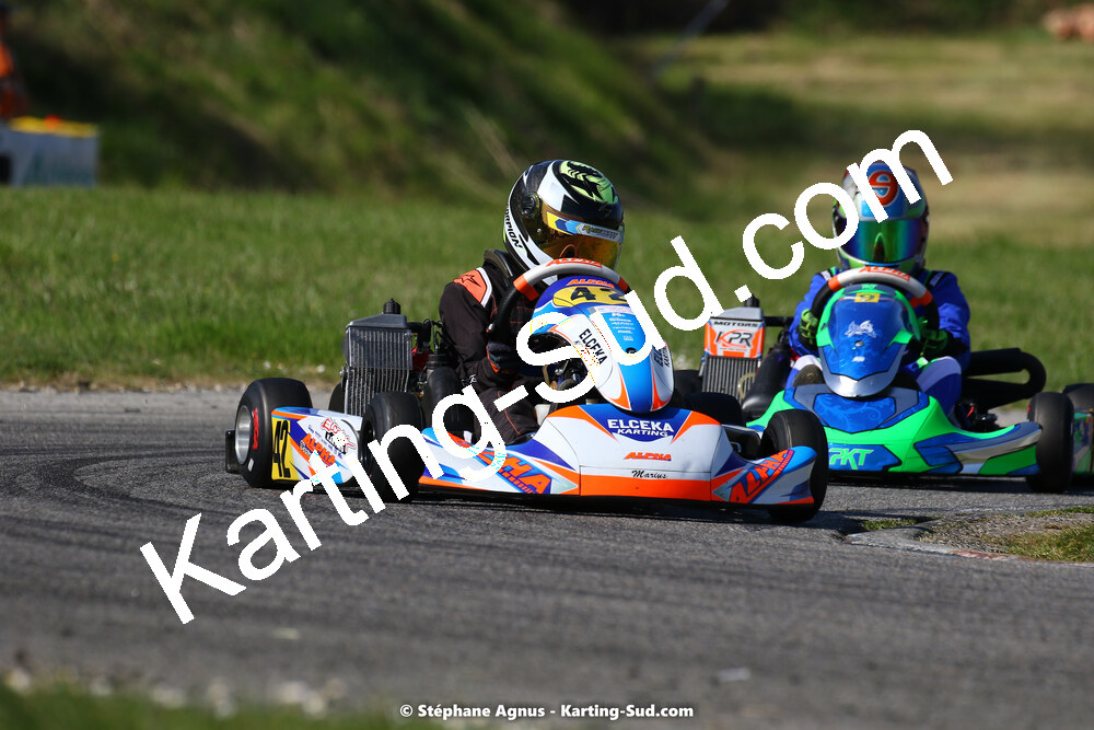 16 & 17/04/2022 : 3ème manche du Championnat du Sud 2022 au circuit d’Aigues-Vives (photos Stéphane Agnus) 2022 — karting