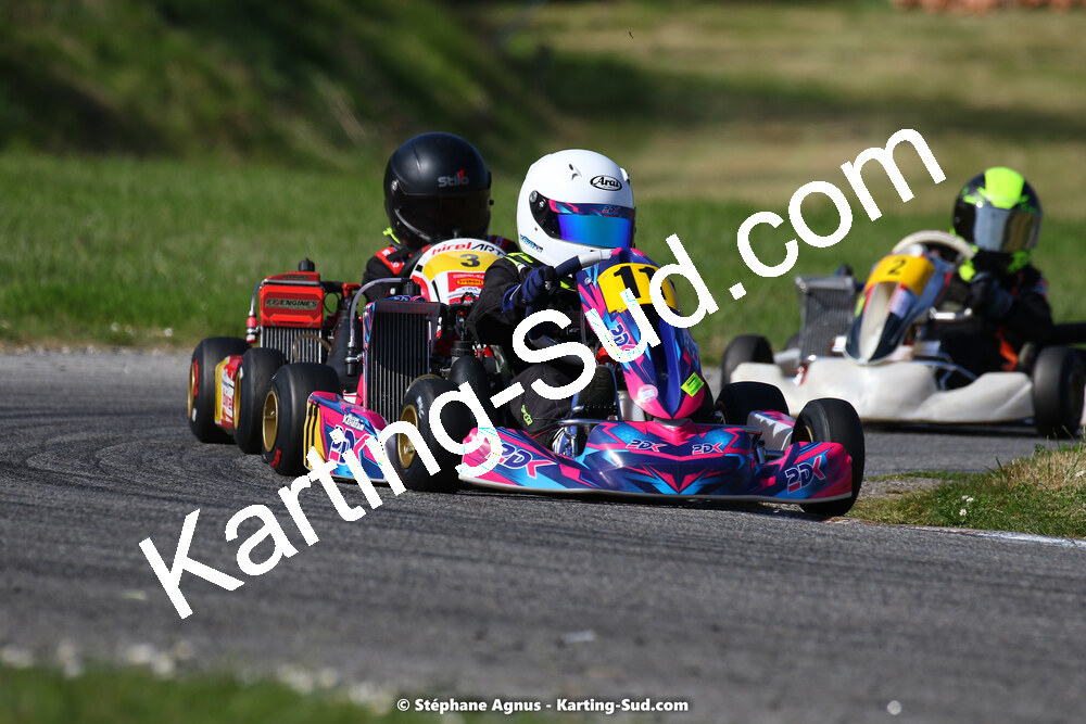 16 & 17/04/2022 : 3ème manche du Championnat du Sud 2022 au circuit d’Aigues-Vives (photos Stéphane Agnus) 2022 — karting